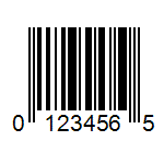 Example of UPC-E barcode